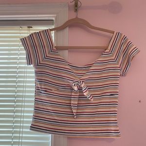 Cute colorful crop top